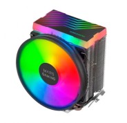 Mars Gaming MCPU33 Ventilador CPU Dual 110mm con Disipador 3 Heatpipes - Iluminacion FRGB - Velocidad Max. 1600rpm - Color Negro