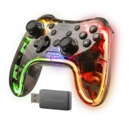 Mars Gaming MGP-24 Controlador Inalambrico - Conexion 2.4GPRO - Vibracion Haptica Dual - 20 Botones Tactiles - Compatibilidad Multiplataforma - Color Varios