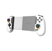Mars Gaming MGPXPRO Gamepad Multiplataforma - Bluetooth - Autonomia hasta 10h - Vibracion Dual - Bateria 1000mAh - Cable USB-C de 1m - Smartphones hasta 7\" - 210x110x53mm - Color Blanco