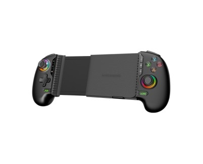 Mars Gaming MGPXPRO Gamepad Multiplataforma - Bluetooth - Autonomia hasta 10h - Vibracion Dual - Bateria 1000mAh - Cable USB-C de 1m - Smartphones hasta 7\" - 210x110x53mm - Color Negro