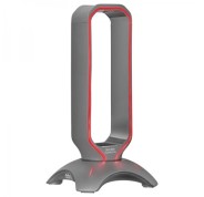 Mars Gaming MHHX Soporte Auriculares 2 en 1 - Iluminacion RGB Flow - 2 Puertos USB 2.0 - Base Antideslizante - Color Negro