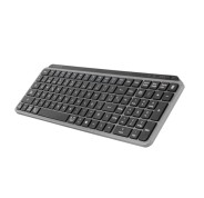 Mars Gaming MK-SILENKEYS Teclado Completo Inalambrico - Bluetooth - Disposicion Portuguesa QWERTY PT - 720mAh - Teclas Silenciosas de Perfil Bajo - Accesos Directos - 384x132x24mm - Color Negro