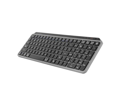 Mars Gaming MK-SILENKEYS Teclado Completo Inalambrico - Bluetooth - Disposicion Portuguesa QWERTY PT - 720mAh - Teclas Silenciosas de Perfil Bajo - Accesos Directos - 384x132x24mm - Color Negro