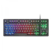 Mars Gaming MK023 Teclado Gaming - Tecnologia H-Mech RED - Iluminacion FRGB LED - Anti-Ghosting - Compatibilidad Universal - Estructura Robusta - Color Negro