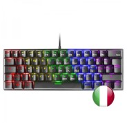 Mars Gaming MK60 Teclado Gaming Mecanico - Ultra-compacto 60% - Iluminacion RGB - Switches Antipolvo - Teclas Imborrables - Anti-ghosting Avanzado - Multiplataforma - Italiano - Color Negro