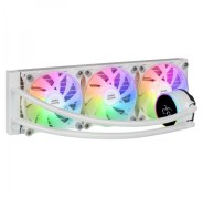 Mars Gaming ML-LCD360 Refrigeracion Liquida ARGB - Tres Ventiladores 120mm - Pantalla LCD Temperatura - Compatibilidad Multisocket - TDP 600W - Tubos Teflon - Color Blanco