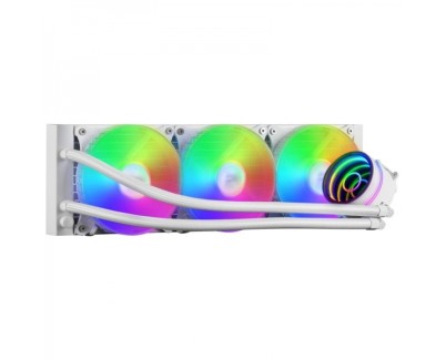 Mars Gaming ML-ONE360 Kit de Refrigeracion Liquida - Potencia 550W - Espejo Infinito FRGB - Bomba OPTI-CHAMBER - Ventiladores Silenciosos FDB - Compatibilidad Universal - Color Blanco