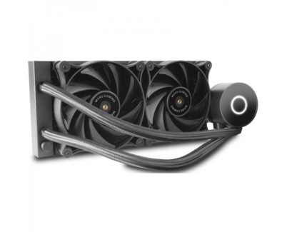Mars Gaming ML-PRO240 Refrigeracion Liquida Profesional - TDP 450W - Rodamiento FDB Cobre - Tecnologia OPTI-CHAMBER - Ventiladores Ultra-Silenciosos - Compatibilidad Universal - Color Negro