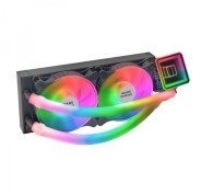 Mars Gaming ML-ULTRA240 Kit de Refrigeracion Liquida - Iluminacion ARGB 360º - Bomba OPTI-CHAMBER 3rd GEN - TDP 500W - Compatibilidad Universal - Ventiladores Silenciosos - Color Negro