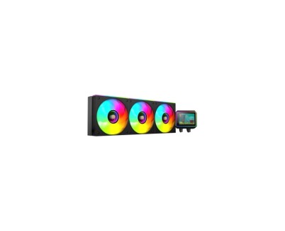 Mars Gaming ML-VISIONII360 Kit de Refrigeracion Liquida - Potencia 600W - Pantalla IPS 2.8\" - Iluminacion ARGB - Bomba Opti-Chamber - Color Negro