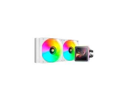 Mars Gaming ML-VISIONPRO240 Kit de Refrigeracion Liquida - Potencia 500W - Iluminacion ARGB - Bomba Opti-Chamber - Color Blanco