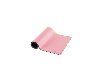 Mars Gaming MMP224 Alfombrilla Extragrande - Base Antideslizante - Superficie Nanotextil Flexible - 880x330x3mm - Color Rosa