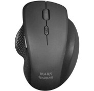 Mars Gaming MMWERGO Raton Inalambrico USB 3200dpi - Diseño Ergonomico - Switches Mecanicos Kailh - Uso Diestro