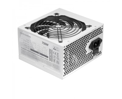 Mars Gaming MPIII MPIII750 Fuente de Alimentacion - Tecnologia AI-RPM - Eficiencia 99% DIGITAL APFC - Funcionamiento Silencioso - Proteccion Avanzada - Color Blanco