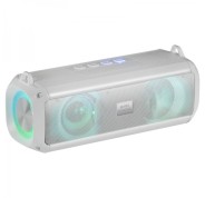 Mars Gaming MSB-XT Altavoz Portatil y Barra de Sonido - 20W - Cuatro Drivers - Iluminacion RGB - Bluetooth 5.3 - 8 Horas de Bateria - Color Blanco