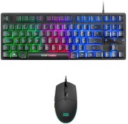 Mars Gaming Pack Teclado Formato TKL + Raton 3200dpi 6 Botones - Conectividad USB - Iluminacion RGB - Antighosting