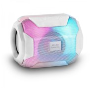 Mars Gaming SoundBlast Altavoz Portatil - Sonido Impactante - Drivers Activos y Pasivos Ultra-BASS - Bluetooth 5.0 - USB y MicroSD - 8 Horas de Autonomia - Color Blanco