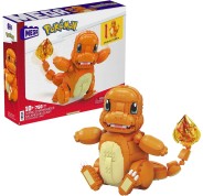 Mattel Mega Construx Wonder Builders Pokemon Charmander Jumbo - Figura de Construccion - Tamaño 25cm aprox. - 750 Piezas