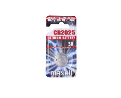 Maxell Pack de 1 Pila Litio de Boton CR2025 3V