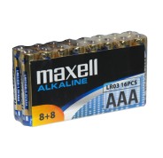 Maxell Pack de 16 Pilas Alcalinas LR03 AAA 1.5V