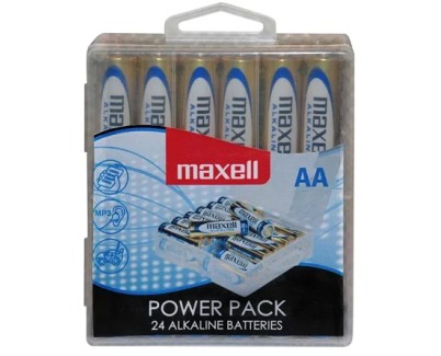 Maxell Pack de 24 Pilas Alcalinas LR06 AA 1.5V