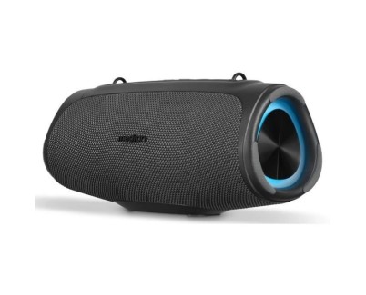 Medion Life P61746 M Altavoz 30W - Bluetooth 5.3 - Modo Broadcast - Resistente al Agua - Hasta 42 Horas de Autonomia - Iluminacion RGB - Color Antracita