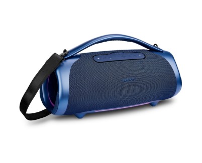 Medion Life P61768 XL Altavoz 50W + 50W RMS - Bluetooth 5.3 - Modo Broadcast - Resistente al Agua - Hasta 30 Horas de Autonomia - Iluminacion RGB - Color Azul