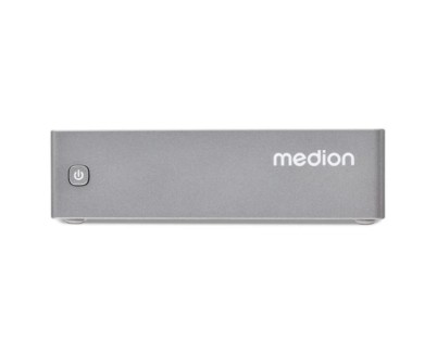Medion S06e MD35340 Mini Ordenador Intel N100 - HDMI, DisplayPort, USB3.2, USB-C, RJ-45, WIFI6, Bluetooth - Color Gris