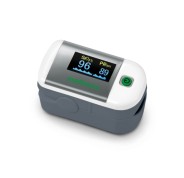 Medisana PM100 Pulsioximetro Digital de Dedo con Pantalla OLED - Medicion de Saturacion de Oxigeno SpO2  y Frecuencia Cardiaca - 6 Modos de Visualizacion - Funcion One?Touch - Apagado Automático 8s - Brillo Ajustable