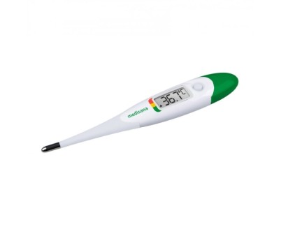 Medisana TM705 Termometro Clinico Digital - Medicion Rapida en 10s - Punta Flexible - Memoria del Ultimo Valor - Alarma de Fiebre - Resistente al Agua - Medicion Oral Axilar y Rectal - Funcion en Celsius y Fahrenheit