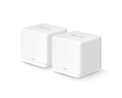 Mercusys H60X Sistema Wi-Fi 6 Mesh AX1500 Doble Banda - 2 Unidades Halo - Cobertura hasta 350 m² - Color Blanco