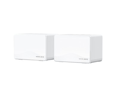 Mercusys Halo H25BE Pack de 2 Unidades Sistema Mesh Wi Fi 7 BE3600 - Cobertura Hasta 460m2 - Velocidad hasta 3600 Mbps - Color Blanco