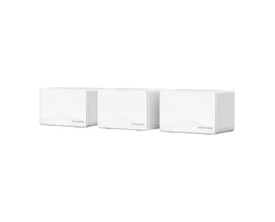 Mercusys Halo H25BE Pack de 3 Unidades Sistema Mesh Wi Fi 7 BE3600 - Cobertura Hasta 460m2 - Velocidad hasta 3600 Mbps - Color Blanco