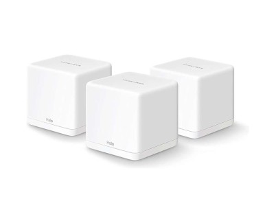 Mercusys Halo H30G Sistema Wi-Fi Mesh AC1300 Dual Band - 3 Unidades Halo - Cobertura hasta 260 m&sup2; - Roaming sin Interrupciones