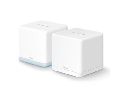 Mercusys Halo H32G Sistema Wi-Fi 5 Mesh AC1200 Dual Band - 2 Unidades Halo - Cobertura hasta 260 m&sup2; - Color Blanco
