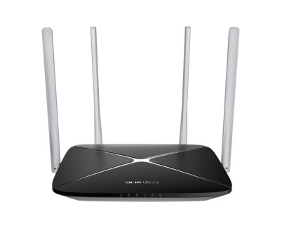 Mercusys MB135 Router 4G Wi Fi AC1200 Doble Banda - Velocidad hasta 150 Mbps - Conexion hasta 64 Dispositivos - Antenas Externas de Alta Cobertura - Color Blanco