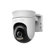 Mercusys MC500 Camara de Seguridad Inteligente FHD WiFi - Apta para Exterior - Vision Panoramica 360º - Vision Nocturna a Color - Deteccion IA Movimiento - Alarma de Luz y Sonido