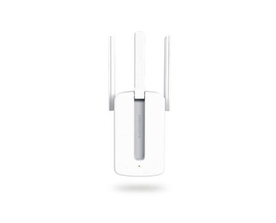 Mercusys Repetidor Amplificador Extensor de Red WiFi - Hasta 300Mbps - Tecnologia MIMO - Boton WPS - 3 Antenas Externas
