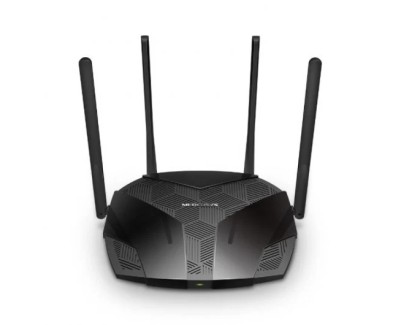 Mercusys Router WiFi 6 Doble Banda AX3000 - 4 Puertos 10/100/1000Mbps - 4 Antenas 5dBi - OFDMA, MU-MIMO