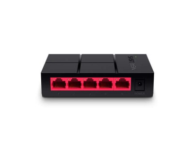 Mercusys Switch 5 Puertos Gigabit RJ45 10/100/1000Mbps - Dise&ntilde;o Compacto - Plug & Play - Tecnologia Verde