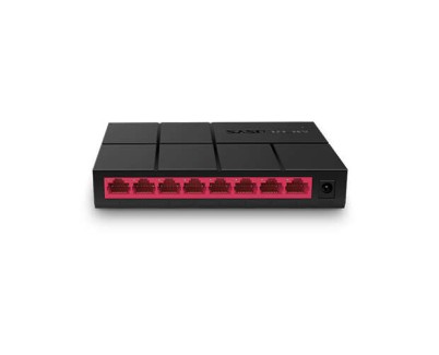 Mercusys Switch 8 Puertos Gigabit RJ45 10/100/1000Mbps - Dise&ntilde;o Compacto - Plug & Play - Tecnologia Verde