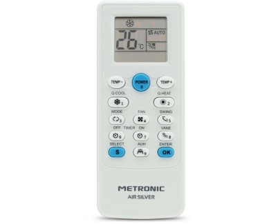 Metronic Mando a Distancia Universal Aire Acondicionado - Color Blanco