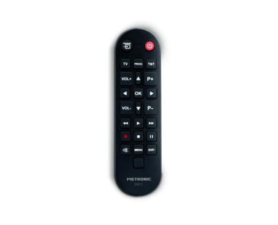 Metronic Mando a Distancia  Universal ZAP 2 Para TV + TDT - Color Negro