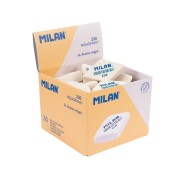 Milan 230 Goma de Borrar Romboide - Miga de Pan - Suave Caucho Sintetico - Color Blanco