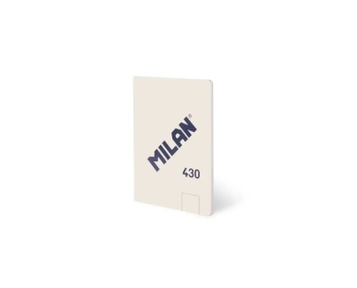 Milan 430 Libreta Encolada Formato A6 Hojas Blancas - 48 Hojas de 95 gr/m2 - Microperforado - Tapa Blanda - Color Beige