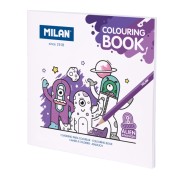 Milan Alien Invasion Cuaderno para Colorear Microperforado - Tematica Aliens - 20 Ilustraciones Detalladas