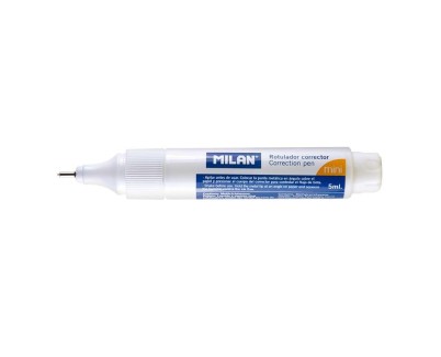Milan Boligrafo Corrector Mini - Punta Metalica - Capacidad 5ml
