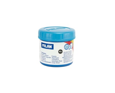 Milan Bote de Tempera 40ml - Secado Rapido - Mezclable - Color Cyan