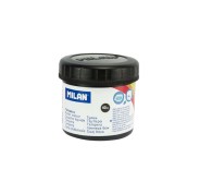 Milan Bote de Tempera 40ml - Secado Rapido - Mezclable - Color Negro