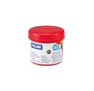 Milan Bote de Tempera 40ml - Secado Rapido - Mezclable - Color Rojo Bermellon